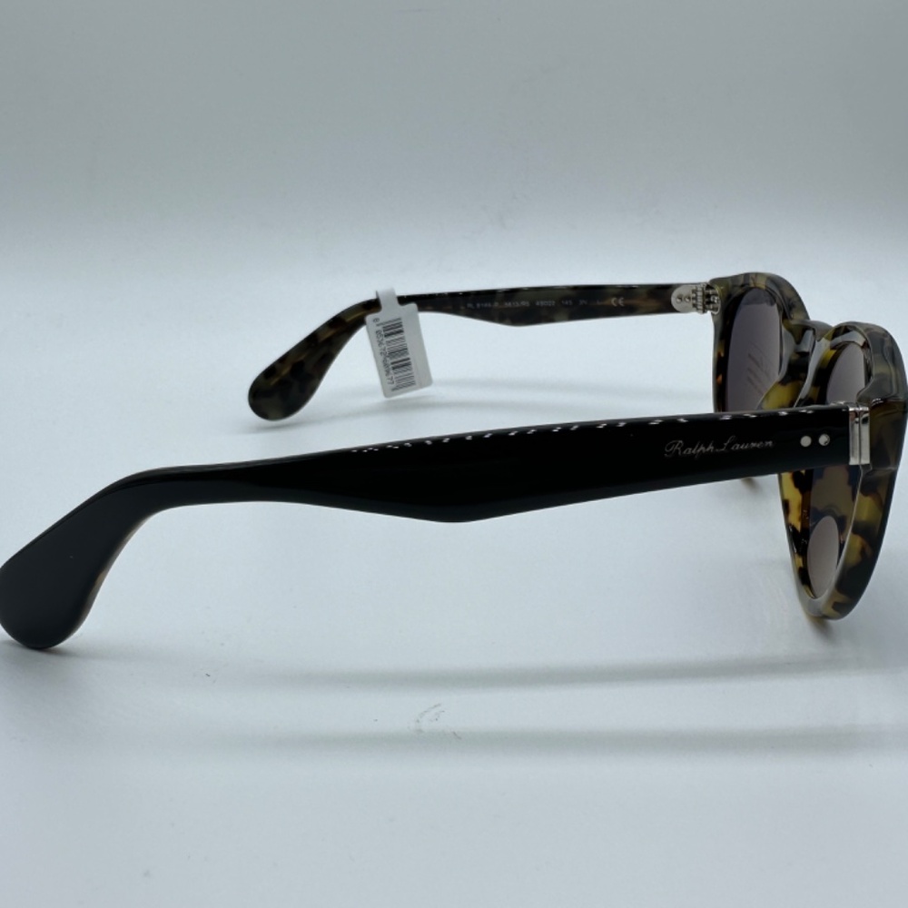 Ralph Lauren Sunglasses Women 0RL8146P 49 5613R5 Shiny Black on Spotty Havana - Picture 9 of 16